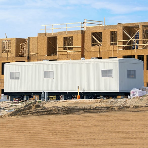 our construction & jobsite shower trailers come with heating and hot water systems for a comfortable shower experience in any weather